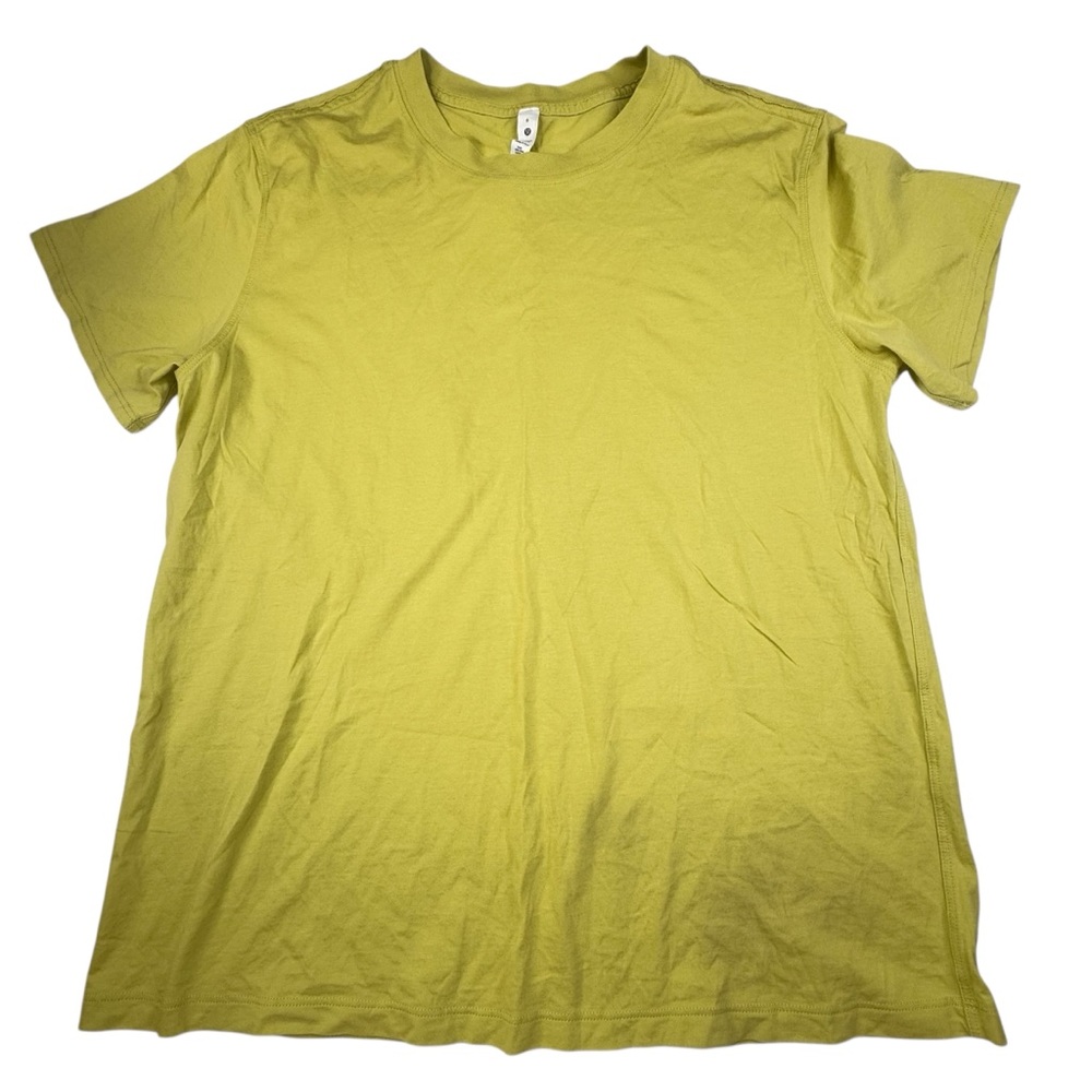 lululemon athletica Yellow Short Sleeve Tee